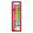 Filctoll készlet, 1 mm, STABILO "Pen 68", 6 neon szín 6 db