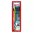 Filctoll készlet, 1 mm, STABILO "Pen 68", 6 különböző szín 6 db
