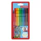 Filctoll készlet, 1 mm, STABILO "Pen 68", 10 különböző szín 10 db