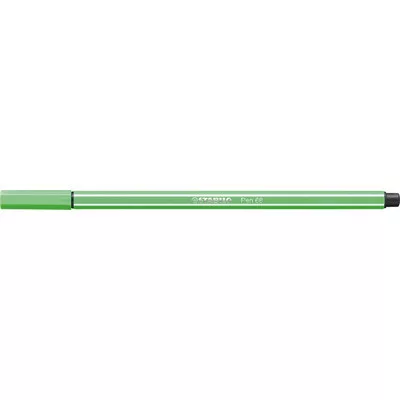Filctoll, 1 mm, STABILO "Pen 68", smaragdzöld 1 db