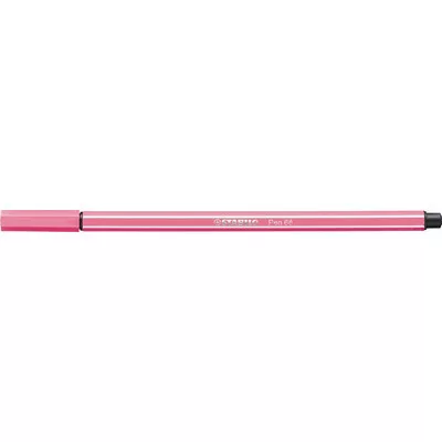 Filctoll, 1 mm, STABILO "Pen 68", halvány rózsaszín 1 db