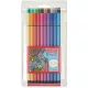 Filctoll készlet, 1 mm, STABILO "Pen 68", 20 különböző szín 20 db
