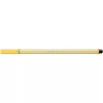   Filctoll, 1 mm, STABILO "Pen 68", világossárga 1 db