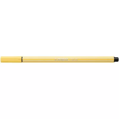 Filctoll, 1 mm, STABILO "Pen 68", világossárga 1 db