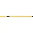 Filctoll, 1 mm, STABILO "Pen 68", világossárga 1 db