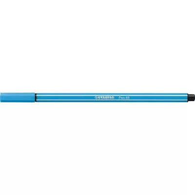 Filctoll, 1 mm, STABILO "Pen 68", világoskék 1 db