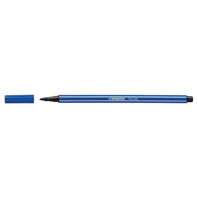 Filctoll, 1 mm, STABILO "Pen 68", ultramarin 1 db