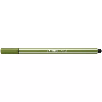 Filctoll, 1 mm, STABILO "Pen 68", mohazöld 1 db