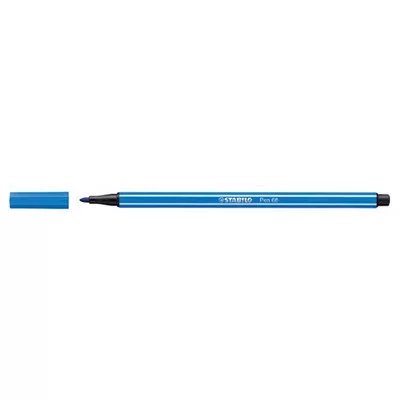 Filctoll, 1 mm, STABILO "Pen 68", sötétkék 1 db