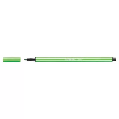 Filctoll, 1 mm, STABILO "Pen 68", levél zöld 1 db