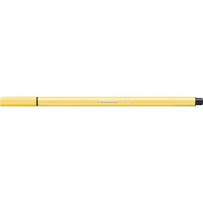 Filctoll, 1 mm, STABILO "Pen 68", sárga 1 db