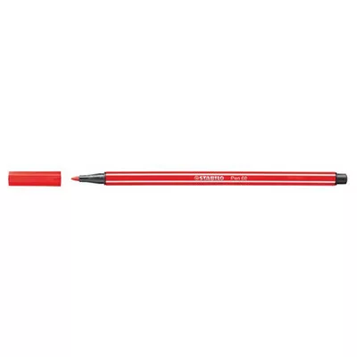 Filctoll, 1 mm, STABILO "Pen 68", kármin piros 1 db