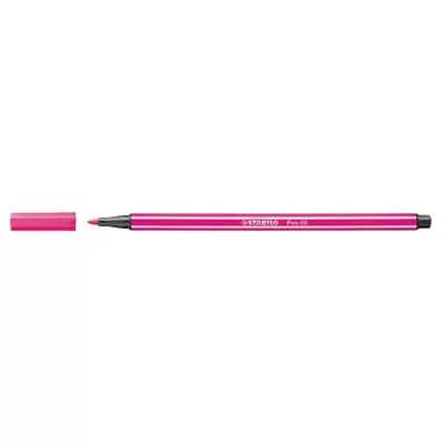 Filctoll, 1 mm, STABILO "Pen 68", rózsaszín 1 db
