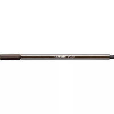 Filctoll, 1 mm, STABILO "Pen 68", kávébarna 1 db