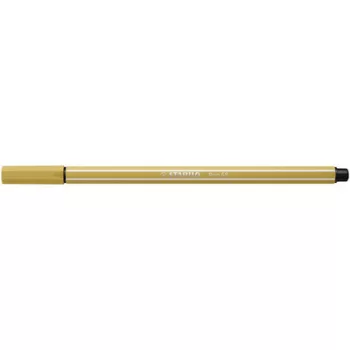 Filctoll, 1 mm, STABILO "Pen 68", khaki 1 db