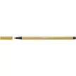 Filctoll, 1 mm, STABILO "Pen 68", khaki 1 db