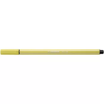 Filctoll, 1 mm, STABILO "Pen 68", mustár 1 db
