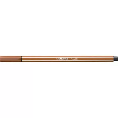 Filctoll, 1 mm, STABILO "Pen 68", vörösbarna 1 db