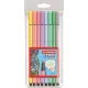 Filctoll készlet, 1 mm, STABILO "Pen 68", 8 pasztell szín 8 db