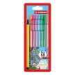 Filctoll készlet, 1 mm, STABILO "Pen 68", 8 pasztell szín 8 db