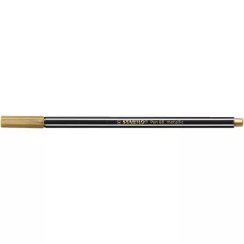   Filctoll, 1,4 mm, STABILO "Pen 68 metallic", arany 1 db