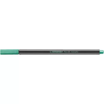   Filctoll, 1,4 mm, STABILO "Pen 68 metallic", metálzöld 1 db