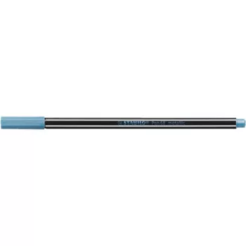   Filctoll, 1,4 mm, STABILO "Pen 68 metallic", metálkék 1 db
