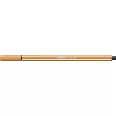 Filctoll, 1 mm, STABILO "Pen 68", sötétokker 1 db