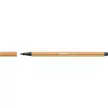 Filctoll, 1 mm, STABILO "Pen 68", sötétokker 1 db