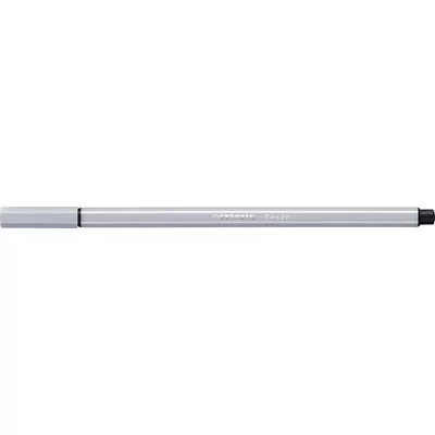 Filctoll, 1 mm, STABILO "Pen 68", világos szürke 1 db