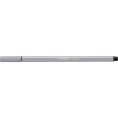 Filctoll, 1 mm, STABILO "Pen 68", közép szürke 1 db