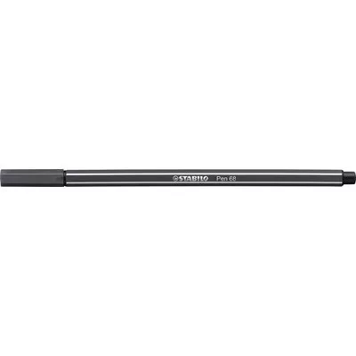 Filctoll, 1 mm, STABILO "Pen 68", mély szürke 1 db