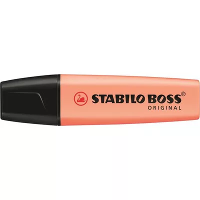 Szövegkiemelő, 2-5 mm, STABILO "BOSS original Pastel", barack 1 db