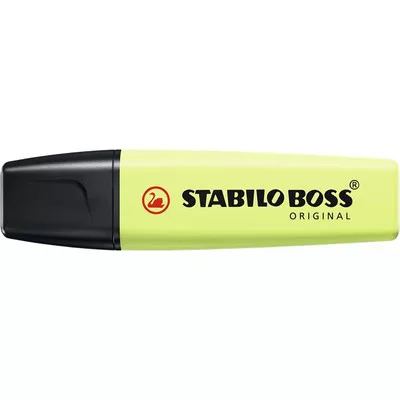 Szövegkiemelő, 2-5 mm, STABILO "BOSS original Pastel", harmatos lime 1 db