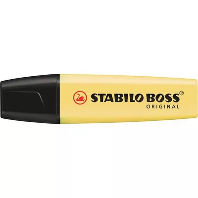 Szövegkiemelő, 2-5 mm, STABILO "BOSS original Pastel", vanília 1 db