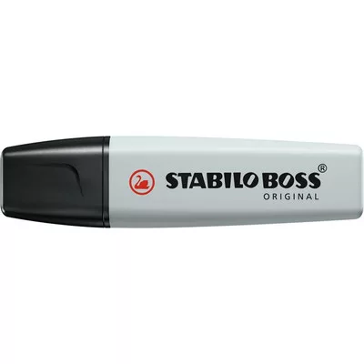 Szövegkiemelő, 2-5 mm, STABILO "BOSS original Pastel", poros szürke 1 db