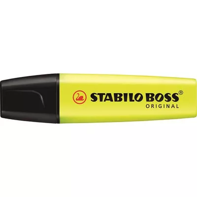Szövegkiemelő, 2-5 mm, STABILO "BOSS original", sárga 1 db