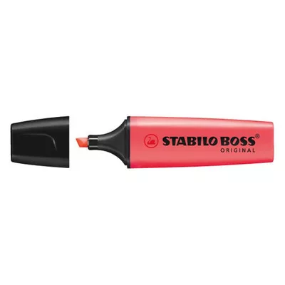 Szövegkiemelő, 2-5 mm, STABILO "BOSS original", piros 1 db