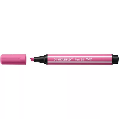 Filctoll, 1-5 mm, vágott hegy, STABILO "Pen 68 MAX", napraforgó 1 db