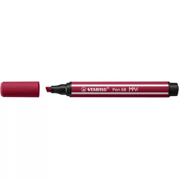   Filctoll, 1-5 mm, vágott hegy, STABILO "Pen 68 MAX", bordó 1 db