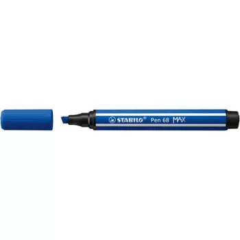   Filctoll, 1-5 mm, vágott hegy, STABILO "Pen 68 MAX", ultramarinkék 1 db