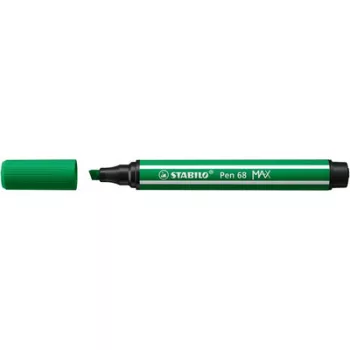   Filctoll, 1-5 mm, vágott hegy, STABILO "Pen 68 MAX", zöld 1 db
