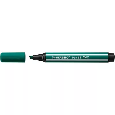Filctoll, 1-5 mm, vágott hegy, STABILO "Pen 68 MAX", türkizzöld 1 db