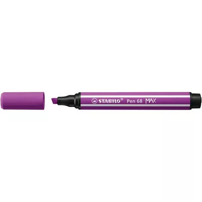 Filctoll, 1-5 mm, vágott hegy, STABILO "Pen 68 MAX", lila 1 db
