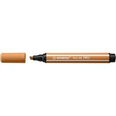 Filctoll, 1-5 mm, vágott hegy, STABILO "Pen 68 MAX", sötét okker 1 db