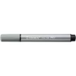 Filctoll, 1-5 mm, vágott hegy, STABILO "Pen 68 MAX", középszürke 1 db