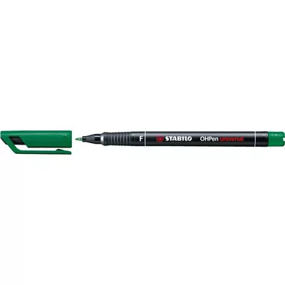 Alkoholos marker, 0,7 mm, STABILO "OHPen F", zöld 1 db