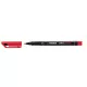 Alkoholos marker, 0,7 mm, STABILO "OHPen F", piros 1 db