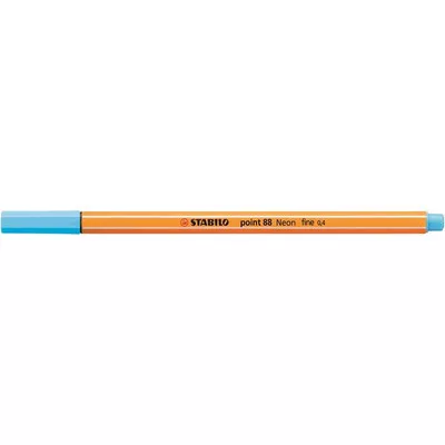 Tűfilc, 0,4 mm, STABILO "Point 88", neon kék 1 db