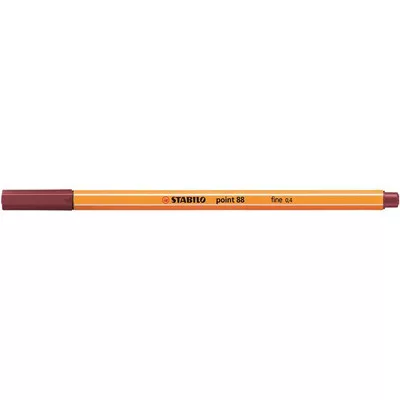Tűfilc, 0,4 mm, STABILO "Point 88", bíborvörös 1 db